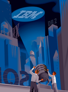 Conceptual illustration for IBM by Bob Scott