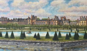 Painterly building illustrations by Jim Trusilo.