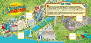 Digital Carnegie Museum Map illustration by Ron Magnes.