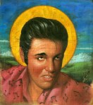 Elvis Presley icon illustration by John Walker.