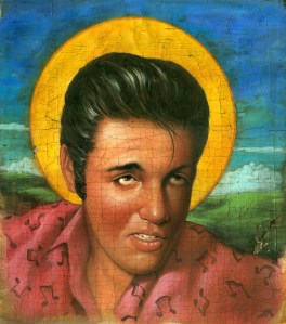 Elvis Presley icon illustration by John Walker.