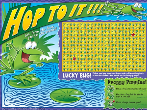 Digital frog maze by Larry Jones.
