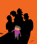 Digital theater program illustration by Bob Scott.