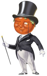 Heinz Tomato Man illustration by John Walker.