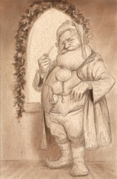 Santa claus portrait drawing sketch | Premium Photo Illustration - rawpixel