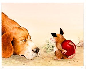 Children's book illustration by Carol Newsom.