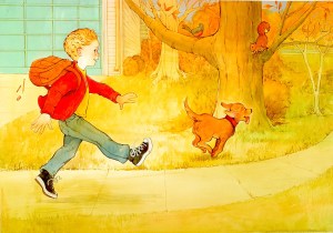 Children's book illustration by Carol Newsom.
